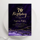 Recherche de pourpre invitations Élégant