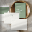 Search for olive green wedding envelopes Classy