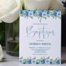 Recherche de baby boy christening invitations Floral