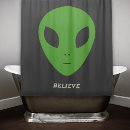 Search for alien shower curtains Green