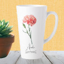 Recherche de fleur de janvier tasses Carnation