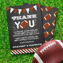 Search for football thank you cards Baby shower