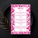 Search for hot pink menus Elegant