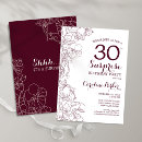 Recherche de 30ème anniversaire invitations Surprise 30e anniversaire