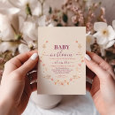 Search for feminine baby shower invitations Wildflower