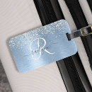 Recherche de bleu en pastel bagages étiquettes Pour elle