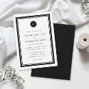 Recherche de arrondi invitations Noir et blanc