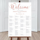 Search for rose gold wedding seating charts Alphabetical