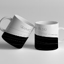 Search for company mugs Black and white
