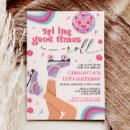 Search for rainbow skate invitations Skates