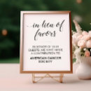 Search for charity donation sign wedding signs Elegant