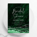 Search for emerald green bridal shower invitations Elegant