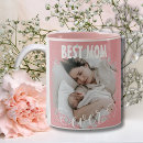 Search for pink heart shape mugs Best mom ever