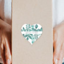 Search for heart leaf stickers Turquoise
