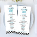 Search for blue menus Baby shower