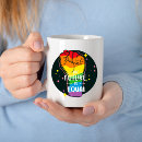Search for black power fist mugs Equality