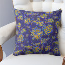 Recherche de or pourpre coussins Bleu