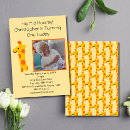 Recherche de orange et jaune invitations Mignon