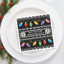 Search for ugly christmas sweater napkins Festive