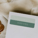 Search for mint green wedding return address labels Simple