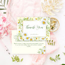 Search for wild flowers thank you cards Modern