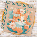 Search for kittens note cards Flowers