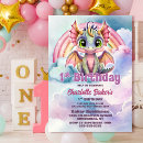 Search for pink dragon invitations Magical