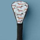 Search for dog golf head covers Dachshund