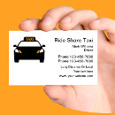 Search for ride share business cards Modern