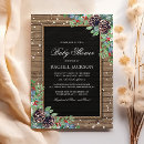 Search for winter baby shower christmas invitations Rustic