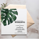 Recherche de monstera leaf invitations Monstère