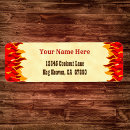 Search for flame return address labels Red
