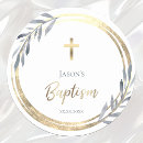 Search for faux foil stickers Baptism