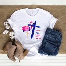 Search for faith not fear tshirts Cross