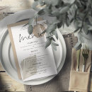 Search for boho wedding menus Modern