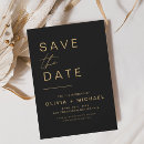Recherche de black gold save the dates Moderne