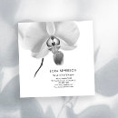 Recherche de orchidée blanche cartes visite Floral