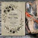 Search for floral i do bbq invitations Botanical