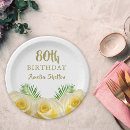 Search for yellow rose paper plates Roses