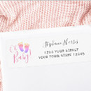 Search for oh baby return address labels Pink