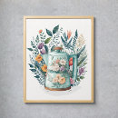 Search for modern kitchen art posters Floral