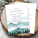 Search for mountain view invitations Rustic