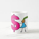 Search for dollar sign mugs Cash