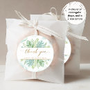 Search for thank you beach wedding stickers Greenery