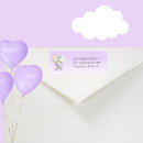 Search for white elephant return address labels Watercolor