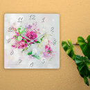 Recherche de blanc rose horloges Fuchsia