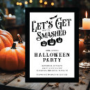 Search for smash invitations Black and white