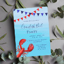 Search for red lobster invitations Nautical