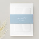 Search for dusty blue invitation belly bands Formal