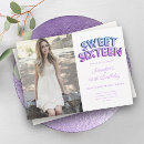 Search for blue and purple invitations Colourful